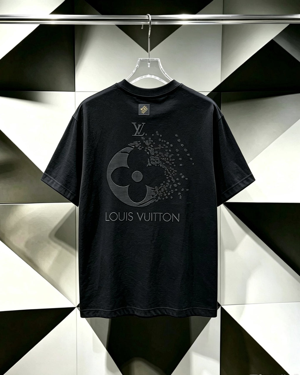 Louis Vuitton*LV Tonal Monogram Graphic T-Shirt — back