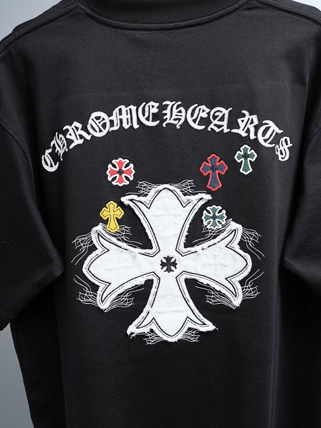 Chrome Hearts Back Graphic Short-Sleeve T-Shirt — detail