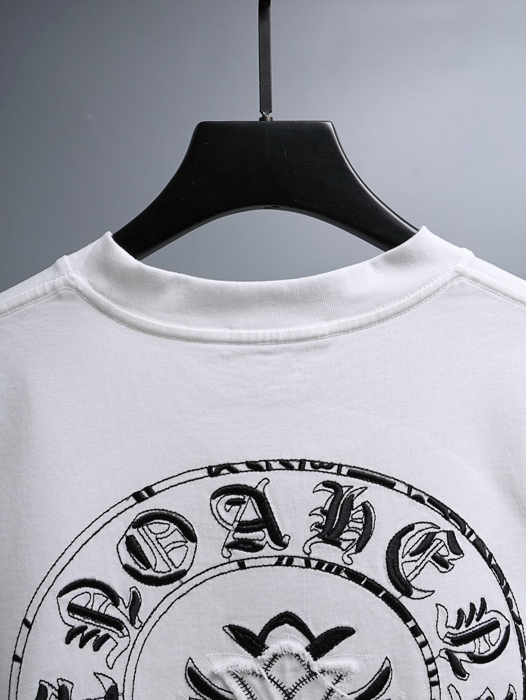 Chrome Hearts Floral Gothic Graphic T-Shirt — detail