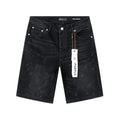 Purple Brand Star Embellished Denim Shorts — hero