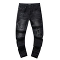 AMIRI Rhinestone Washed Denim Jeans — front