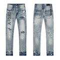 AMIRI Distressed Light Blue Jeans — hero