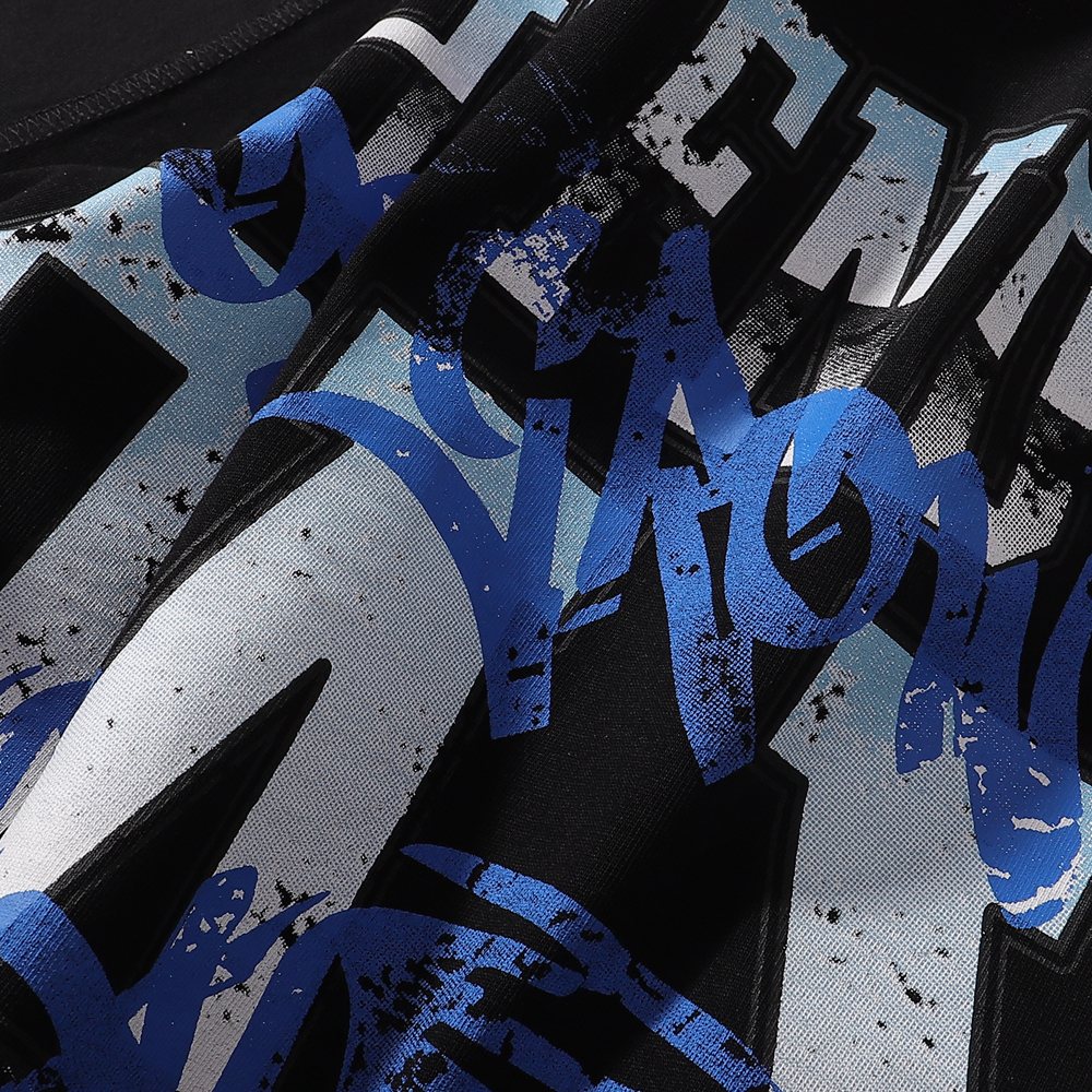 RARE PEACE God's Tear Rhinestone Graphic T-Shirt — detail