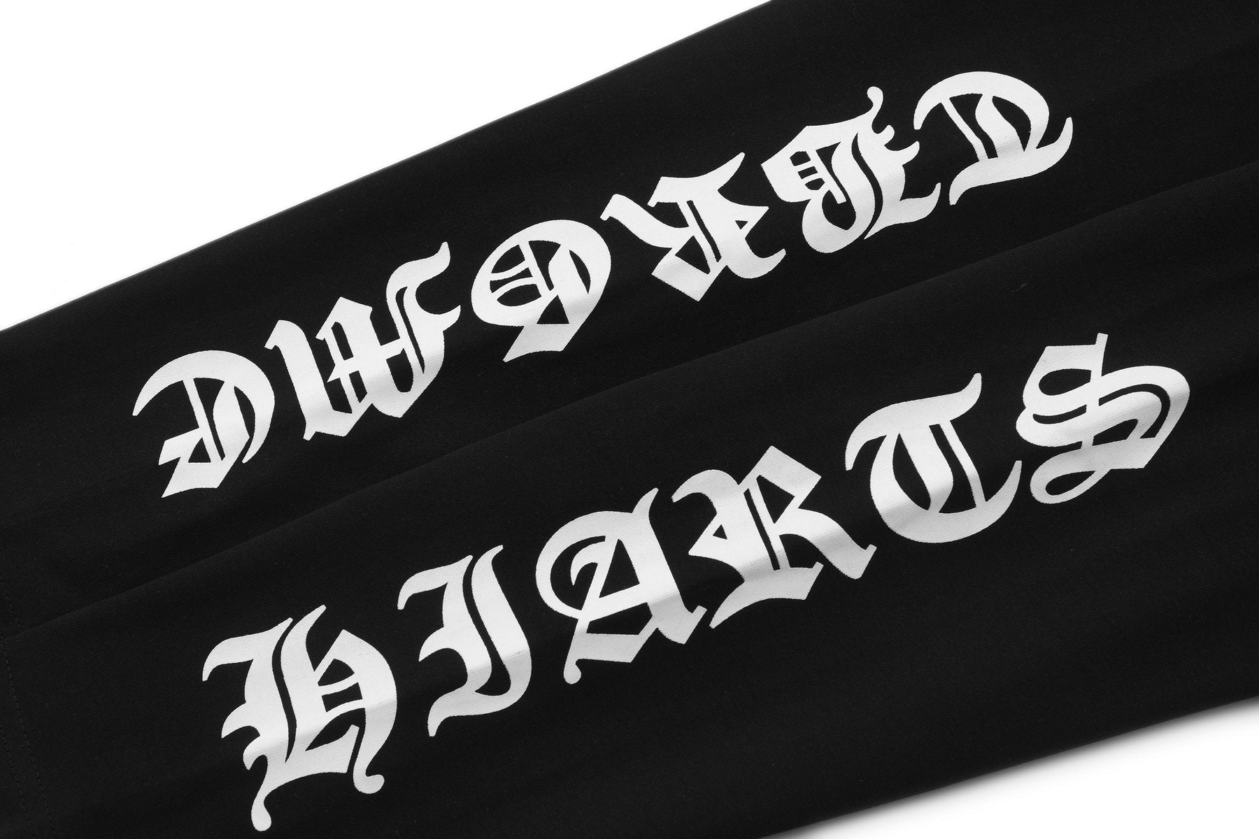 Chrome Hearts Sanskrit Script Raglan Long-Sleeve T-Shirt — detail