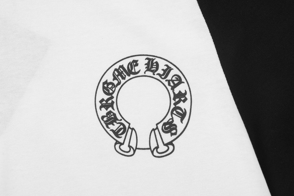 Chrome Hearts Sanskrit Script Raglan Long-Sleeve T-Shirt — detail