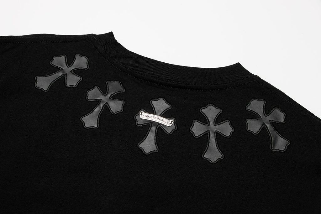 Chrome Hearts Cross Applique Short-Sleeve T-Shirt — detail