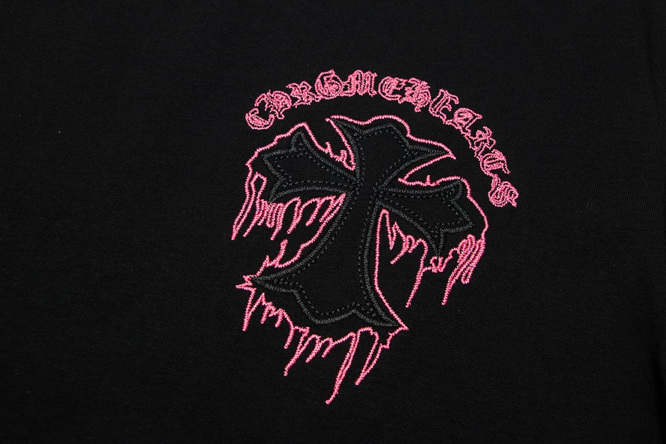 Chrome Hearts Sanskrit Cross Graphic T-Shirt — detail