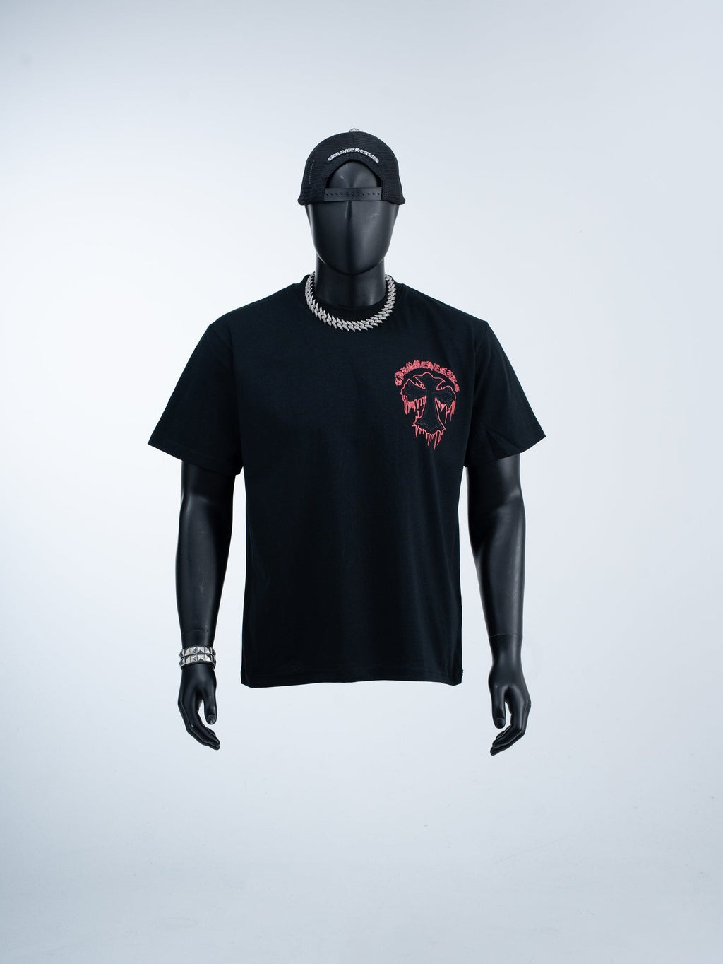 Chrome Hearts Sanskrit Cross Graphic T-Shirt — hero