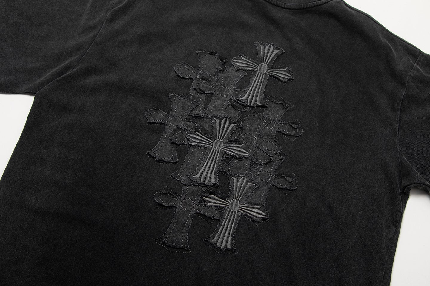 Chrome Hearts Tonal Cross Graphic T-Shirt — detail