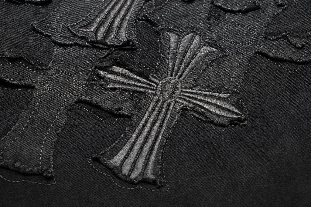 Chrome Hearts Tonal Cross Graphic T-Shirt — detail