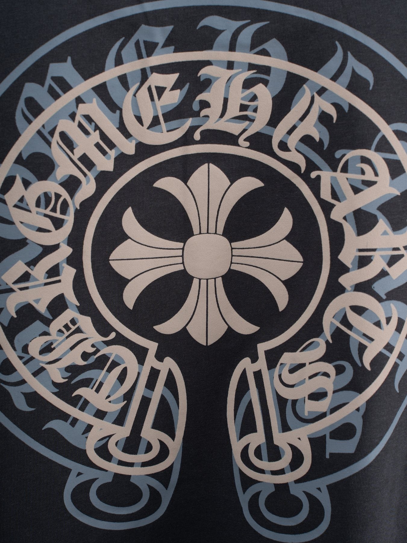 Chrome Hearts Horseshoe Cross Graphic T-Shirt — detail