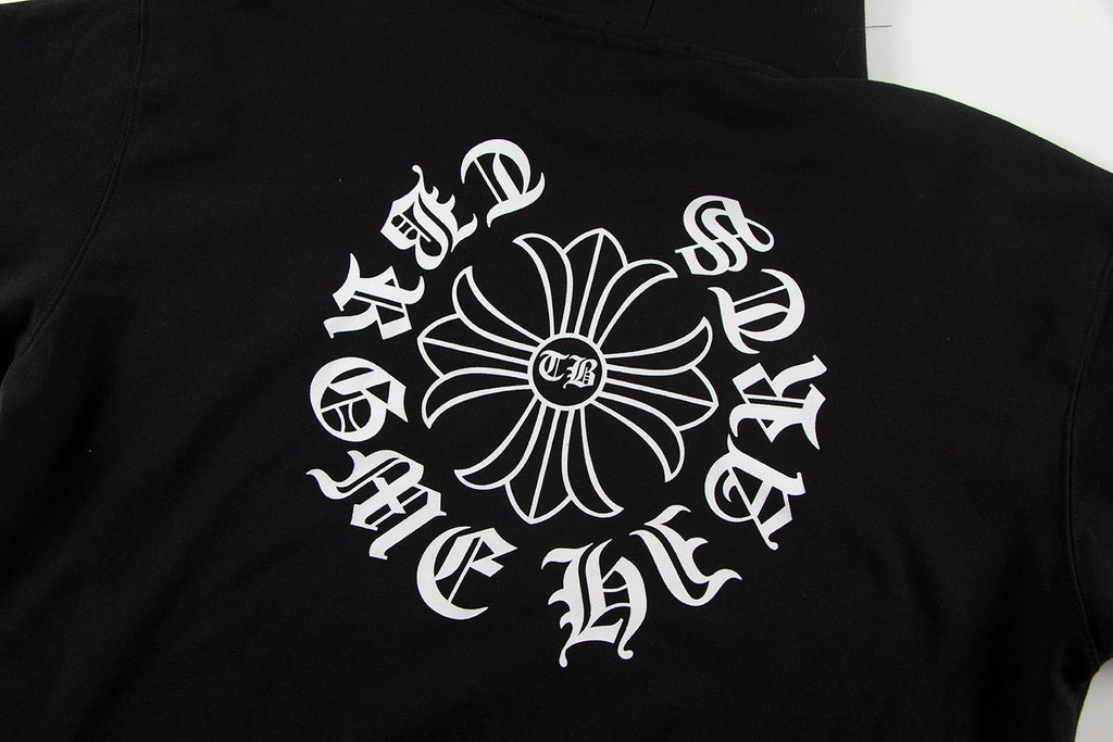 Chrome Hearts Flower Back Graphic Hoodie — detail