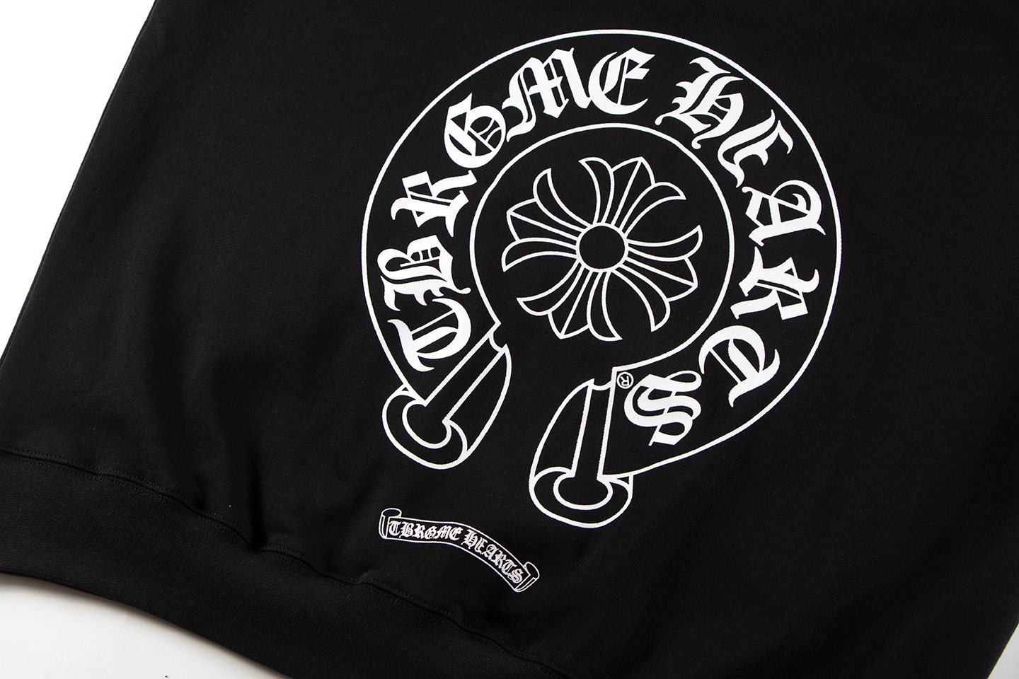 Chrome Hearts Rainbow Horseshoe Graphic Zip-Up Hoodie — detail