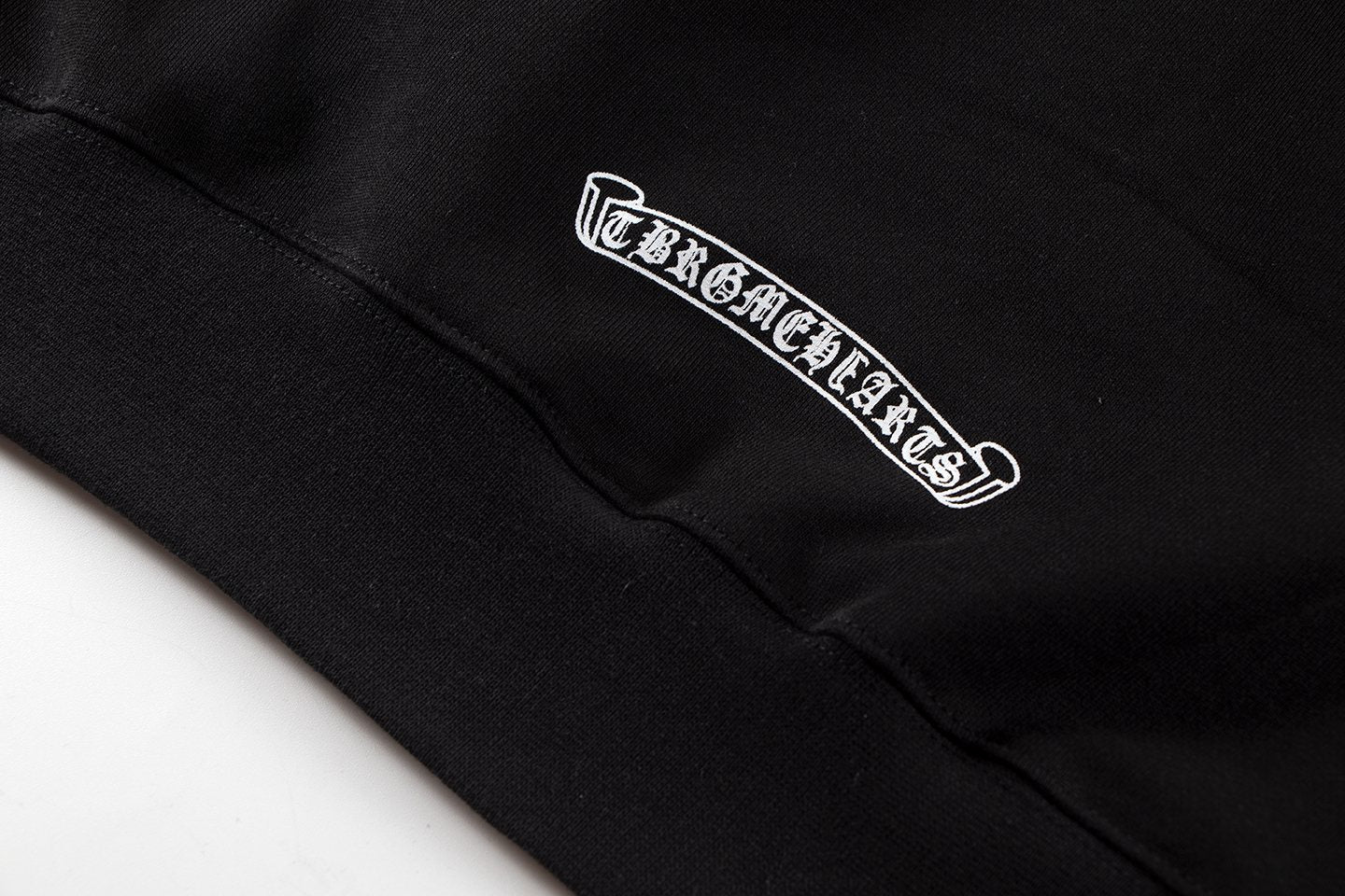 Chrome Hearts Horseshoe Cross Sanskrit Zip Hoodie — detail