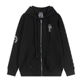 Chrome Hearts Horseshoe Cross Sanskrit Zip Hoodie — hero