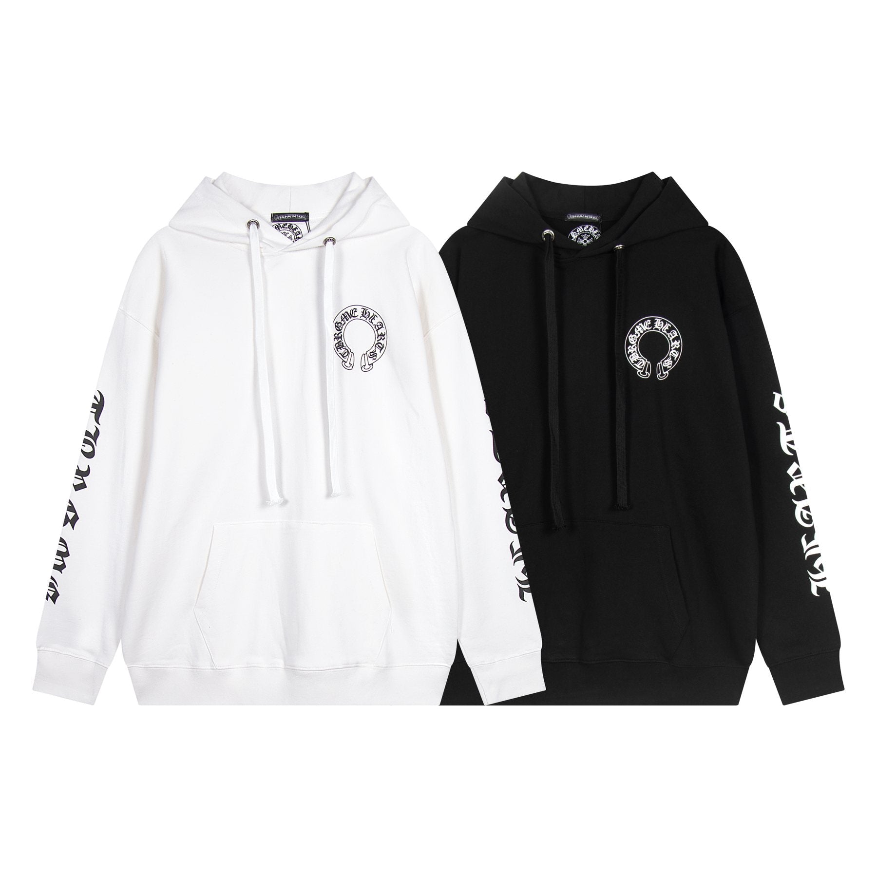 Chrome Hearts Slogan Graphic Hoodie — comparison