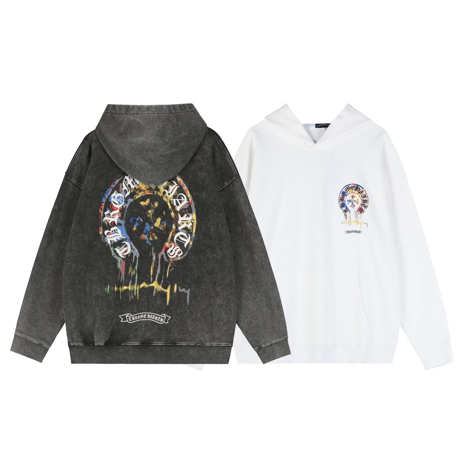 Chrome Hearts Sanskrit Graphic Pullover Hoodie — comparison