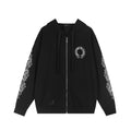 Chrome Hearts Horseshoe Graphic Zip Hoodie — hero