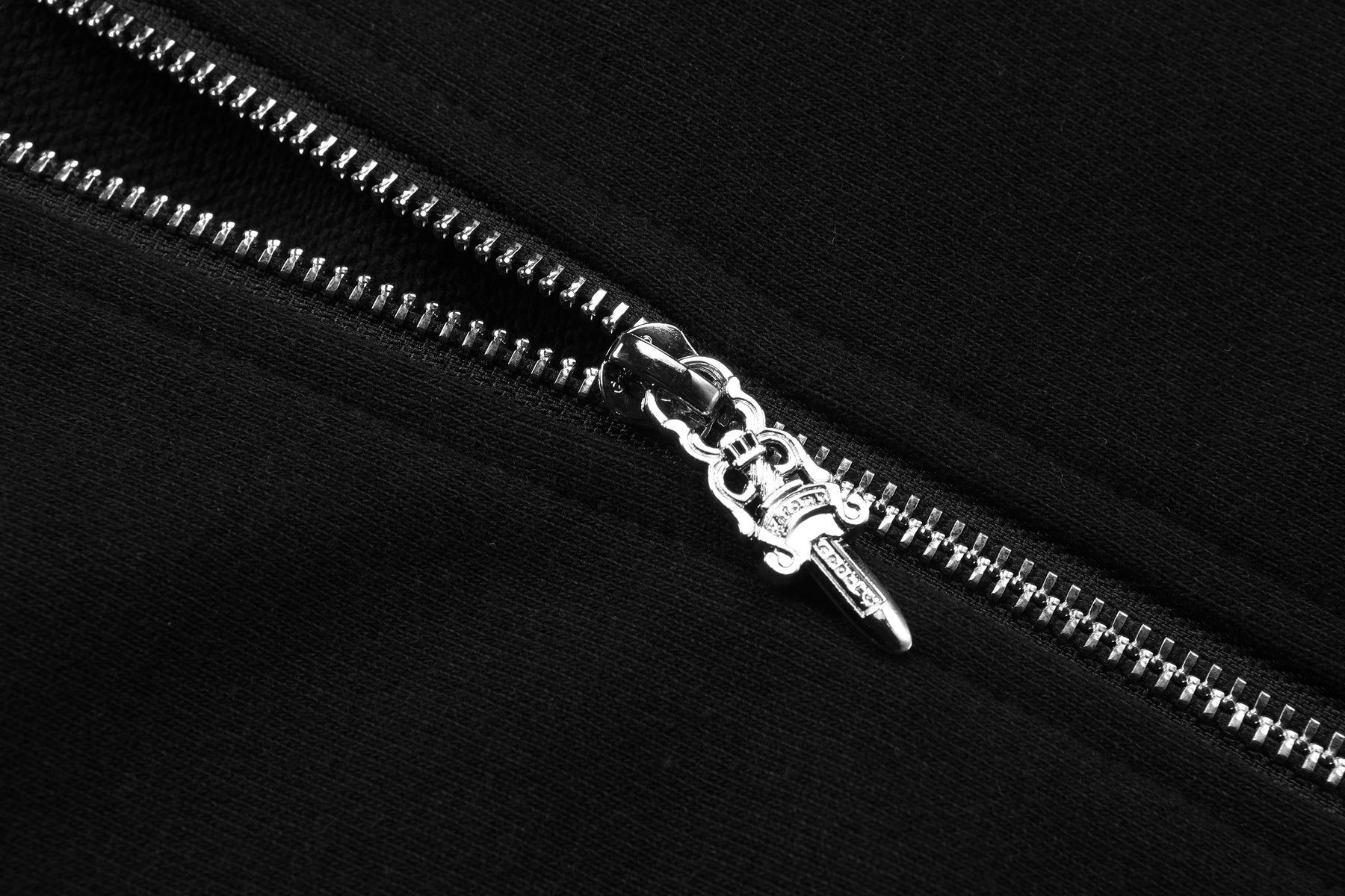 Chrome Hearts Horseshoe Graphic Zip Hoodie — detail