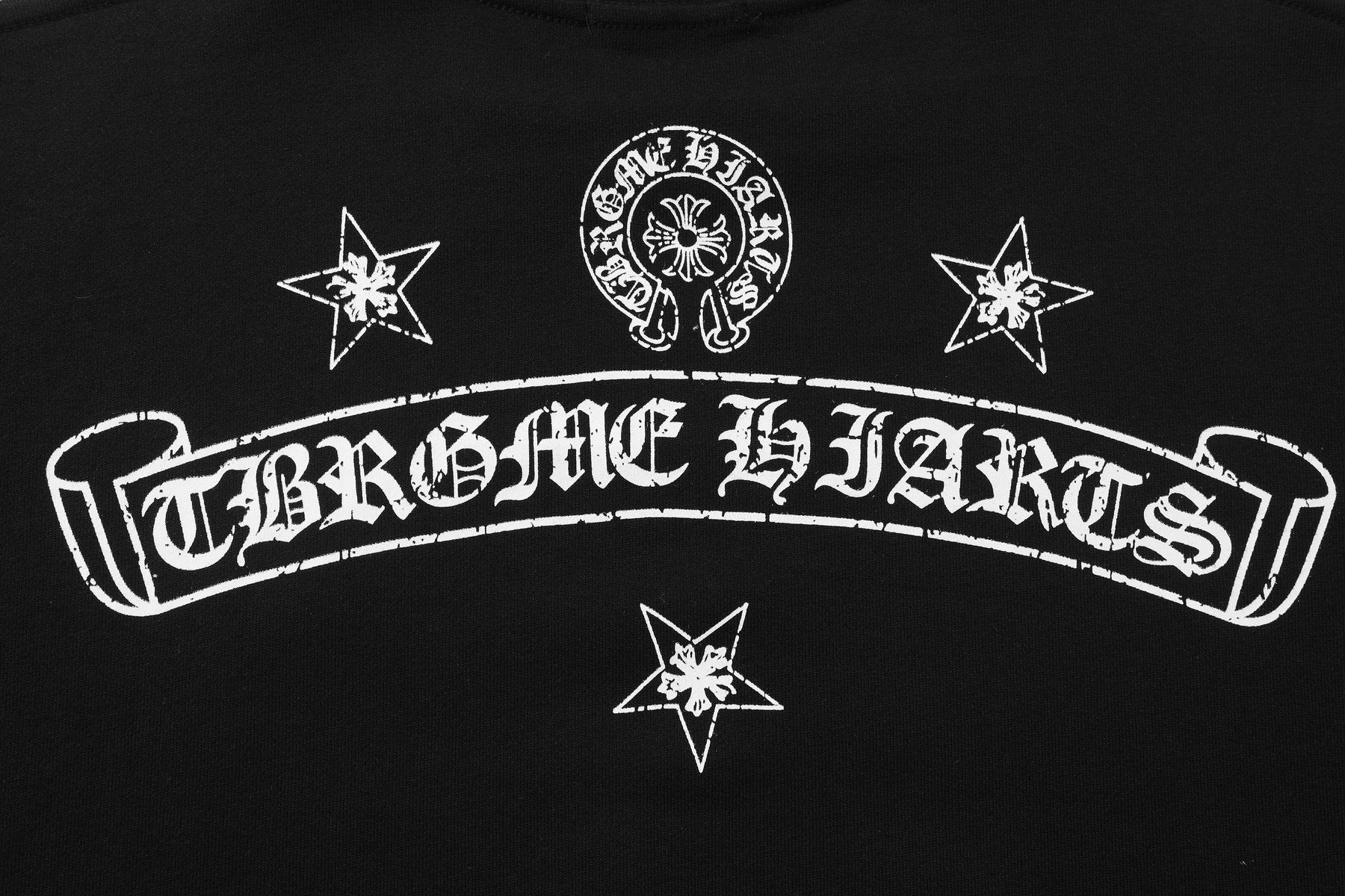 Chrome Hearts Gothic Motif Crewneck Sweatshirt — detail