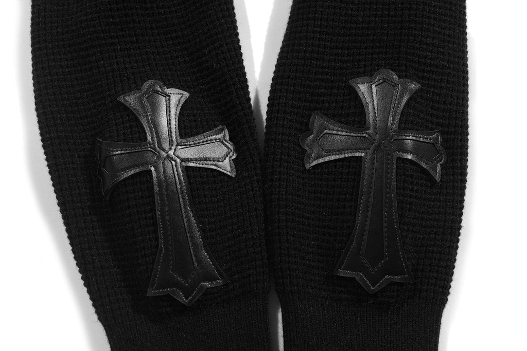 Chrome Hearts Cross Applique Knit Sweater — detail