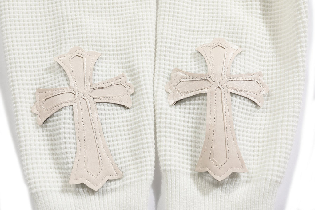 Chrome Hearts Cross Applique Knit Sweater — detail