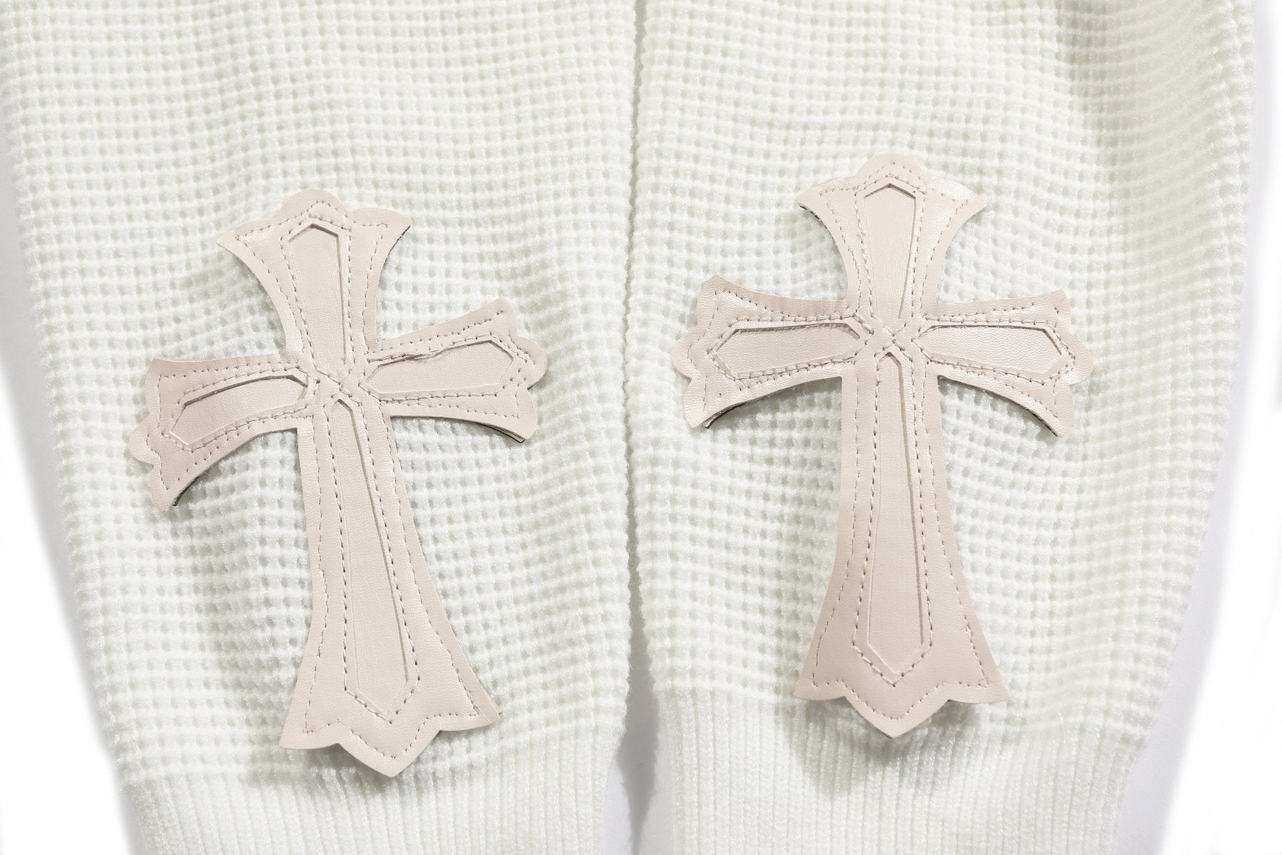 Chrome Hearts Cross Applique Knit Sweater — detail