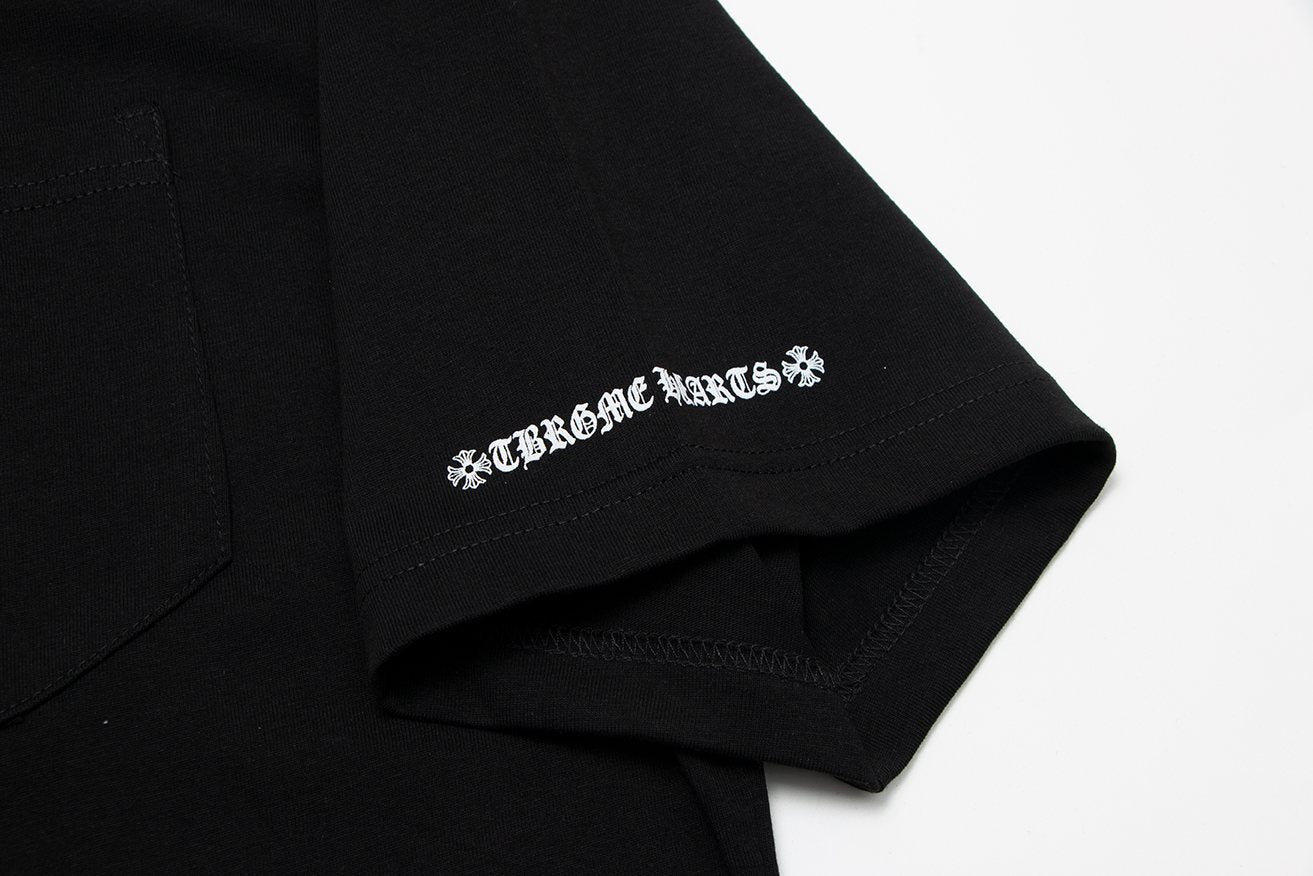 Chrome Hearts Sanskrit Letter Print Pocket T-Shirt — detail