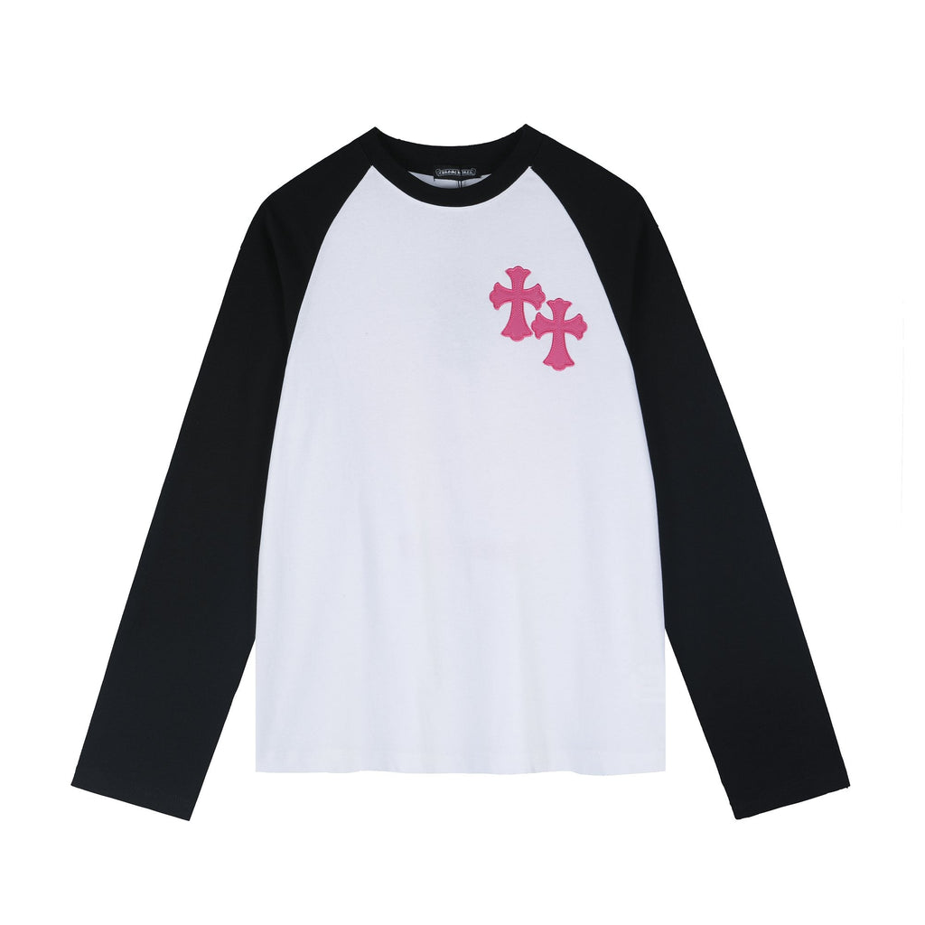 Chrome Hearts Cross Graphic Raglan Long-Sleeve T-Shirt — hero