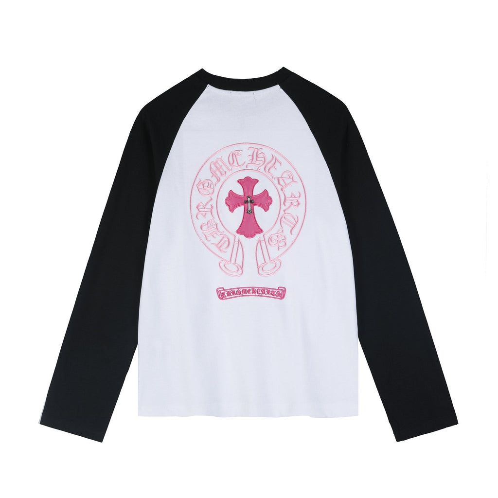 Chrome Hearts Cross Graphic Raglan Long-Sleeve T-Shirt — back