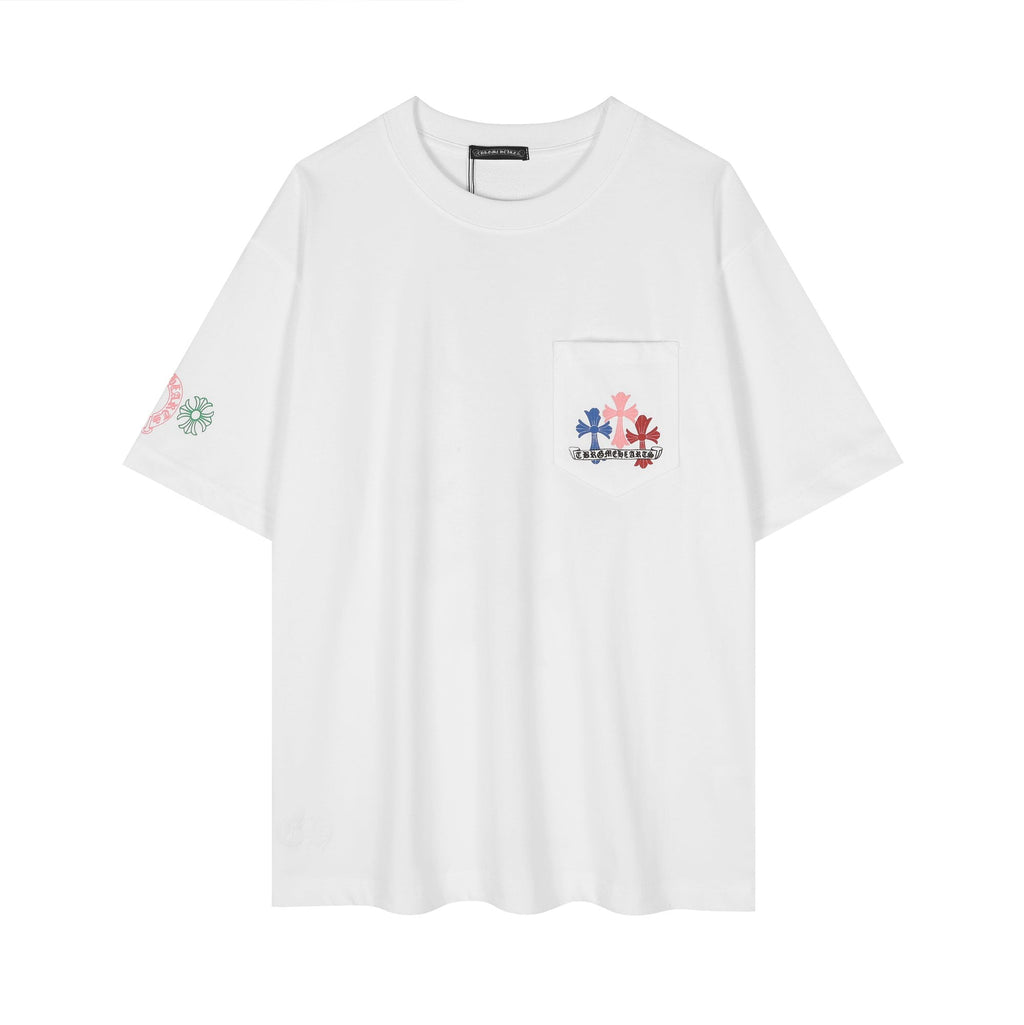 Chrome Hearts Sanskrit Rainbow Cross Graphic T-Shirt — hero