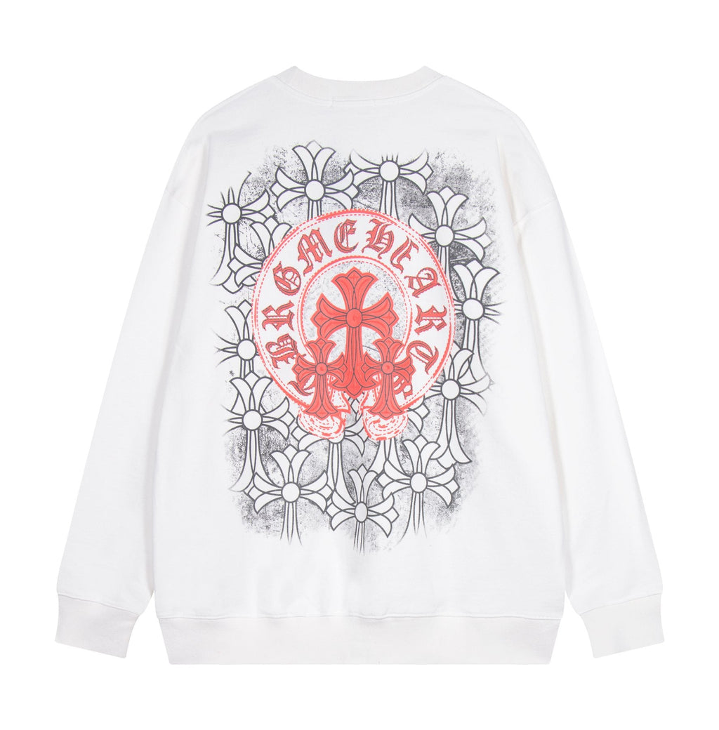 Chrome Hearts Star Gradient Cross Graphic Sweatshirt — back