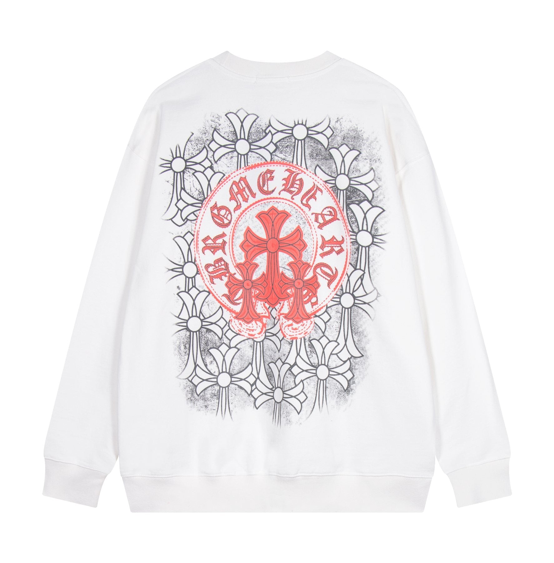 Chrome Hearts Star Gradient Cross Graphic Sweatshirt — back