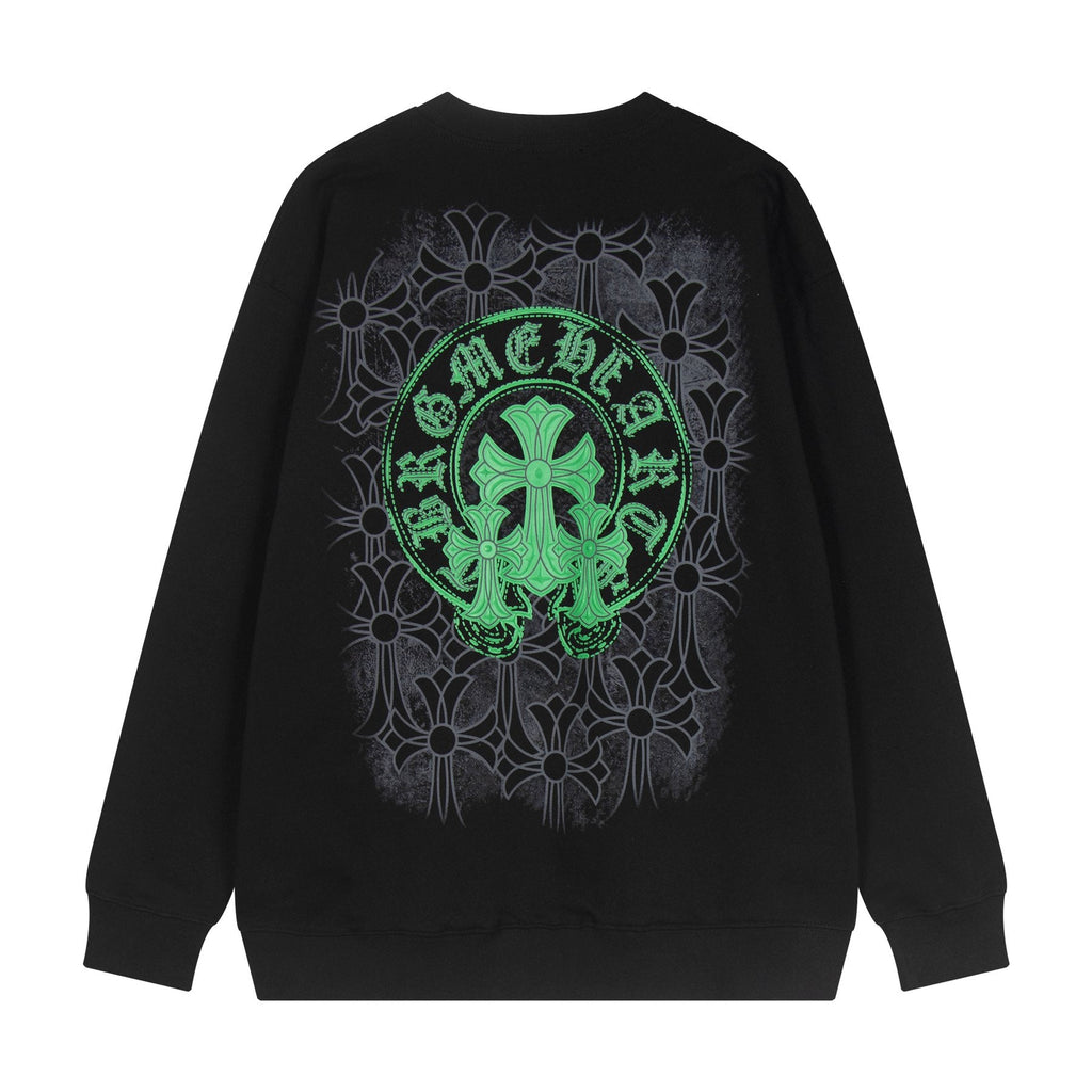 Chrome Hearts Star Gradient Cross Graphic Sweatshirt — back