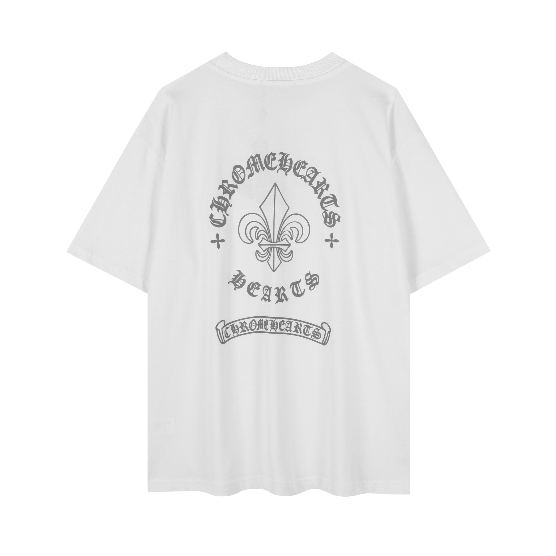 Chrome Hearts Fleur-De-Lis Crest Graphic T-Shirt — back