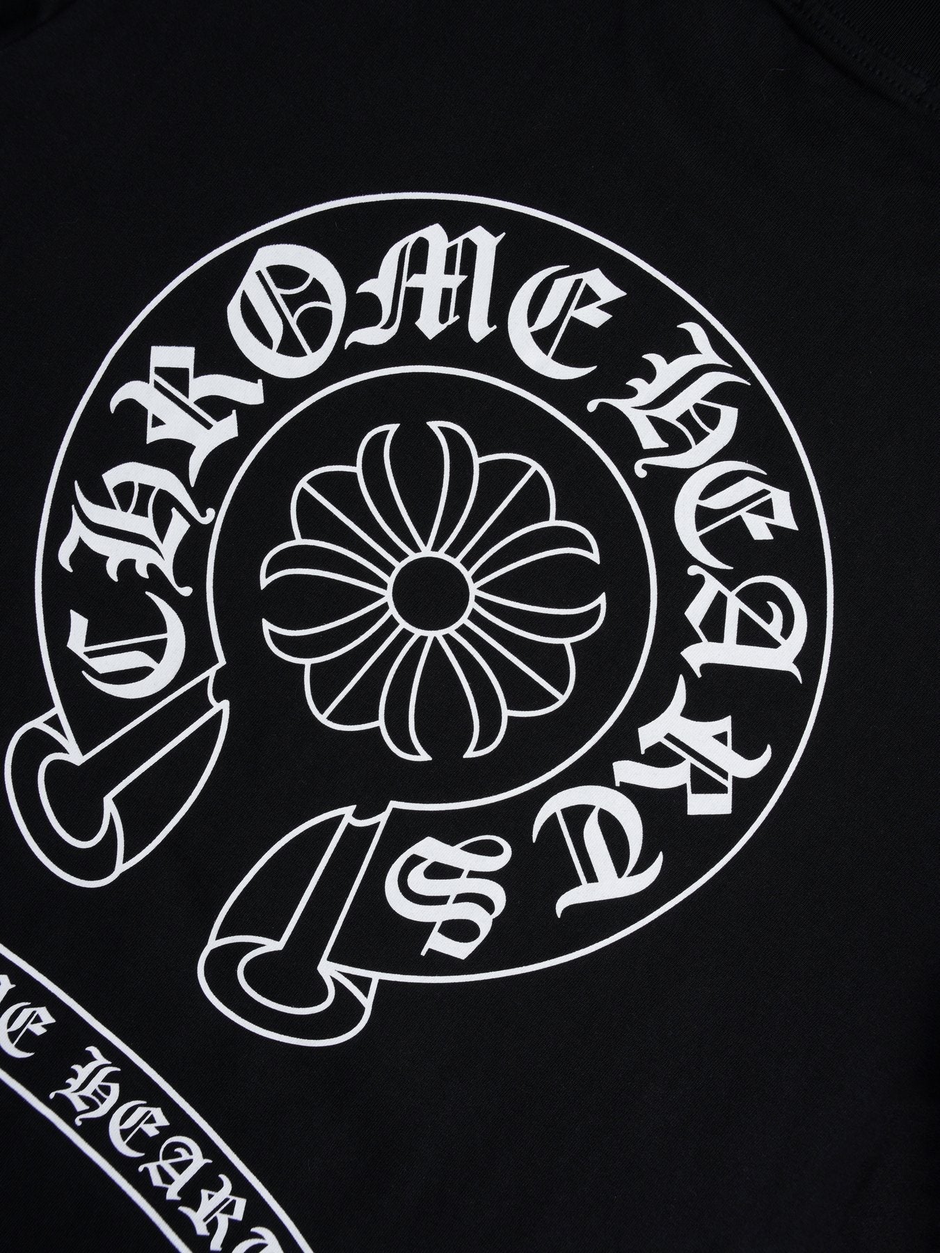 Chrome Hearts Horseshoe Floral Graphic T-Shirt — detail