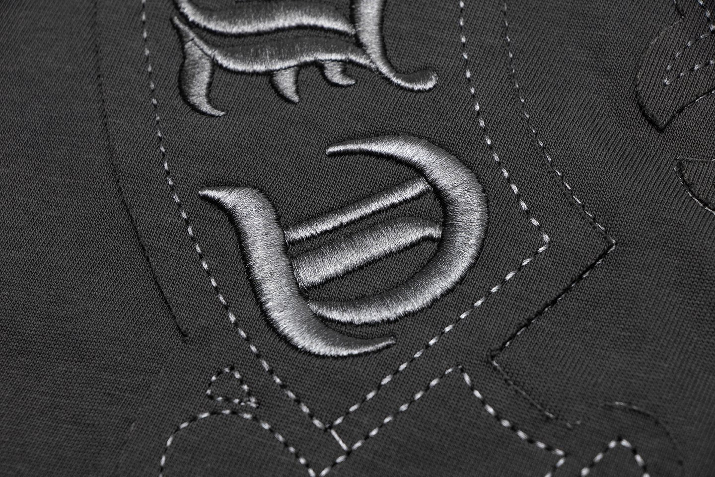 Chrome Hearts Horseshoe Floral Graphic T-Shirt — detail