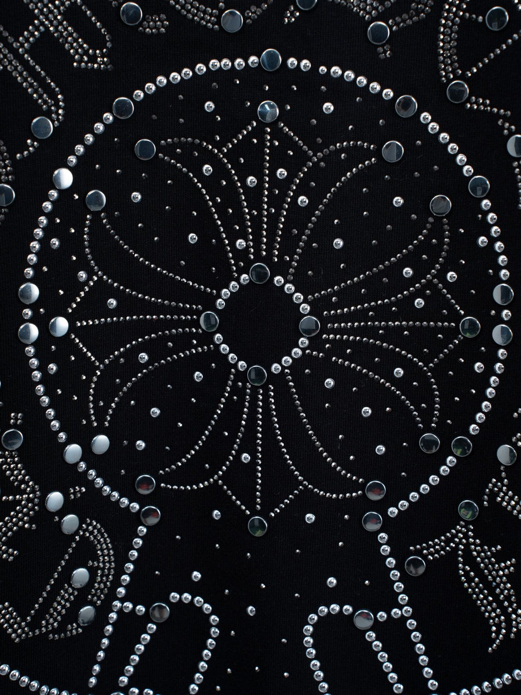 Chrome Hearts Rhinestone-Style Graphic T-Shirt — detail