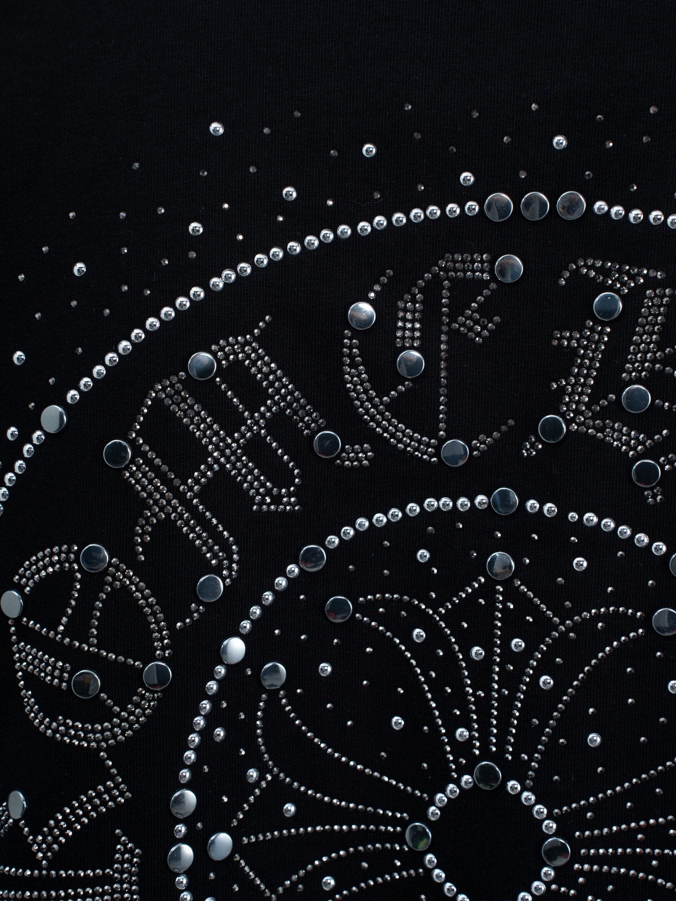 Chrome Hearts Rhinestone-Style Graphic T-Shirt — detail
