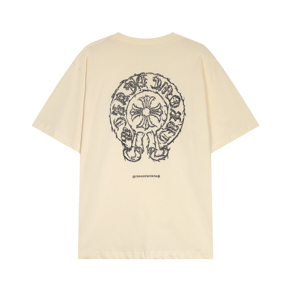 Chrome Hearts Sanskrit Horseshoe Cross Graphic T-Shirt — back