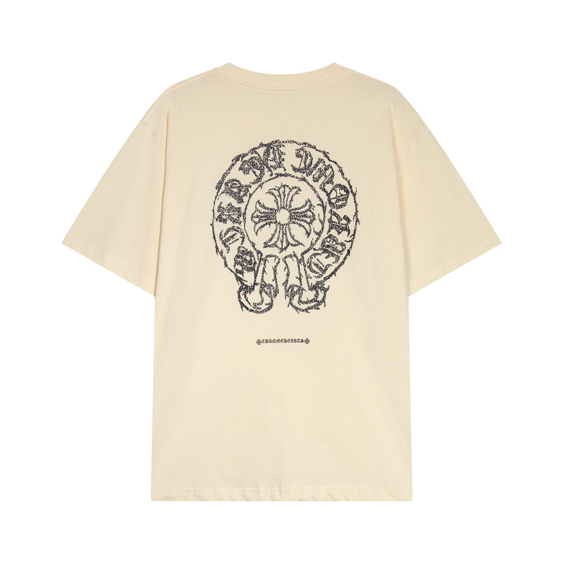 Chrome Hearts Sanskrit Horseshoe Cross Graphic T-Shirt — back