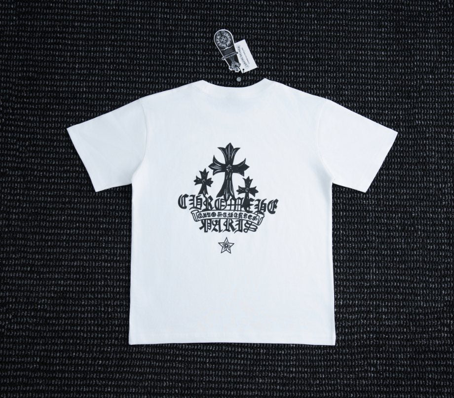 Chrome Hearts Cross Graphic Short-Sleeve T-Shirt — back