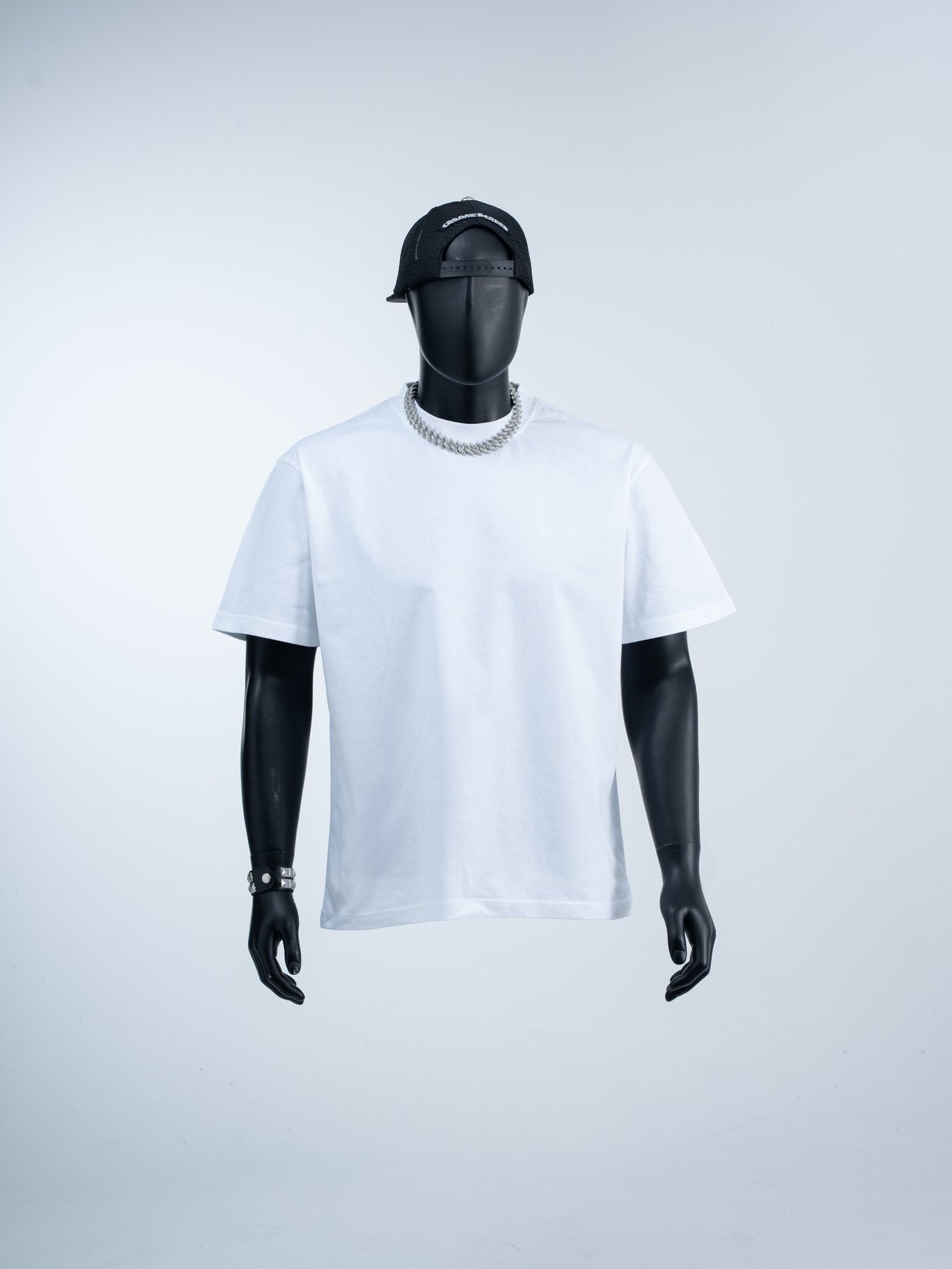 Chrome Hearts Horseshoe Script Graphic T-Shirt — front