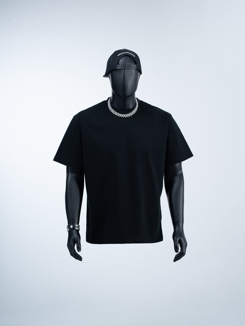 Chrome Hearts Horseshoe Script Graphic T-Shirt — front