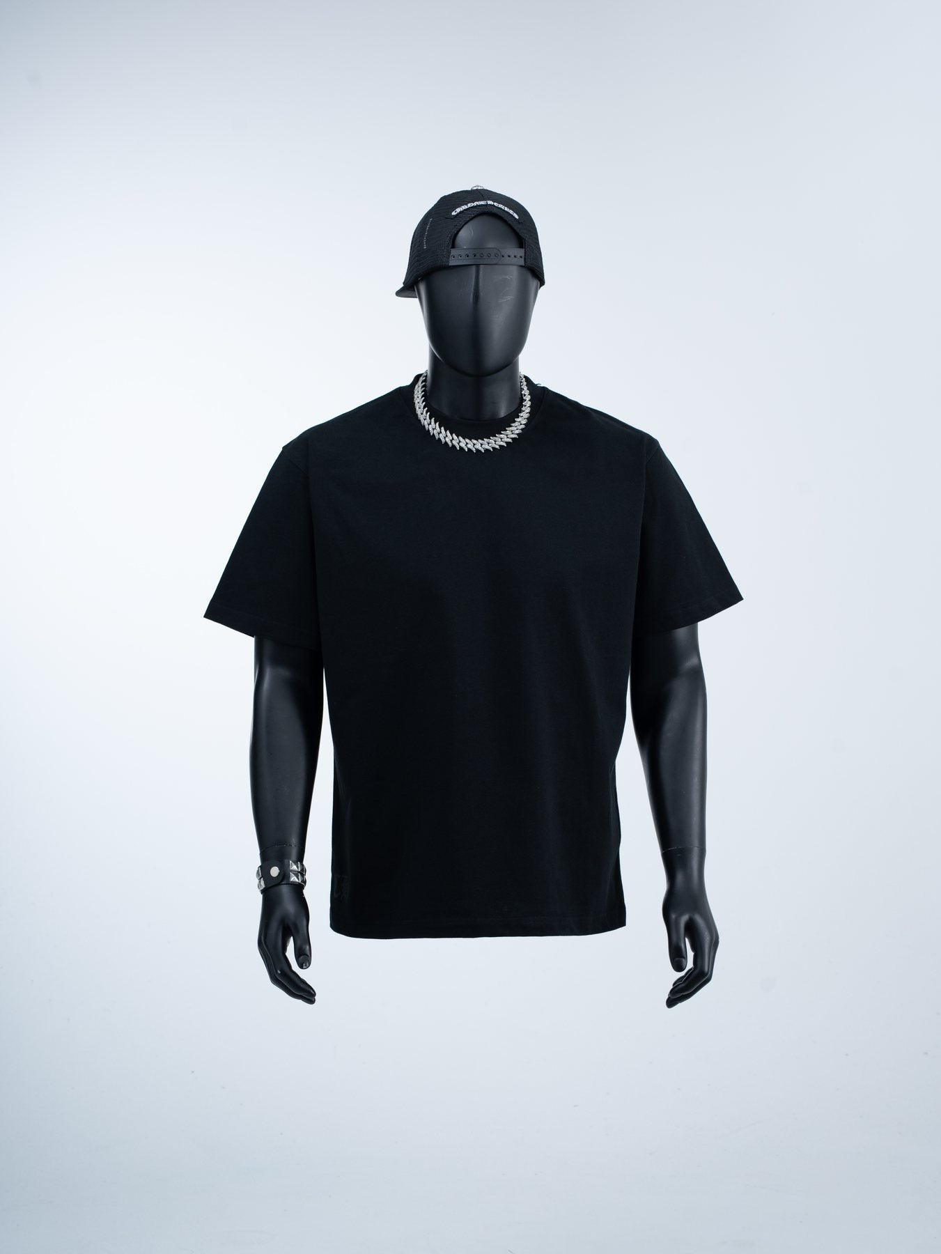 Chrome Hearts Horseshoe Script Graphic T-Shirt — front