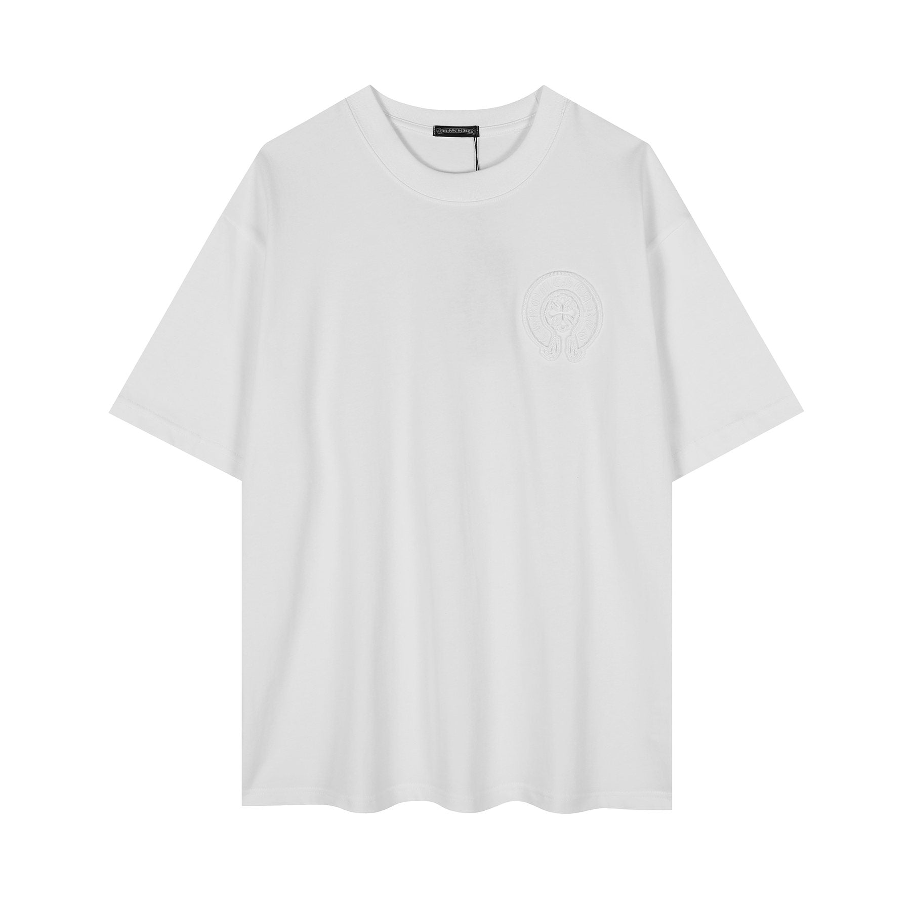 Chrome Hearts Horseshoe Embroidered Short-Sleeve T-Shirt — front