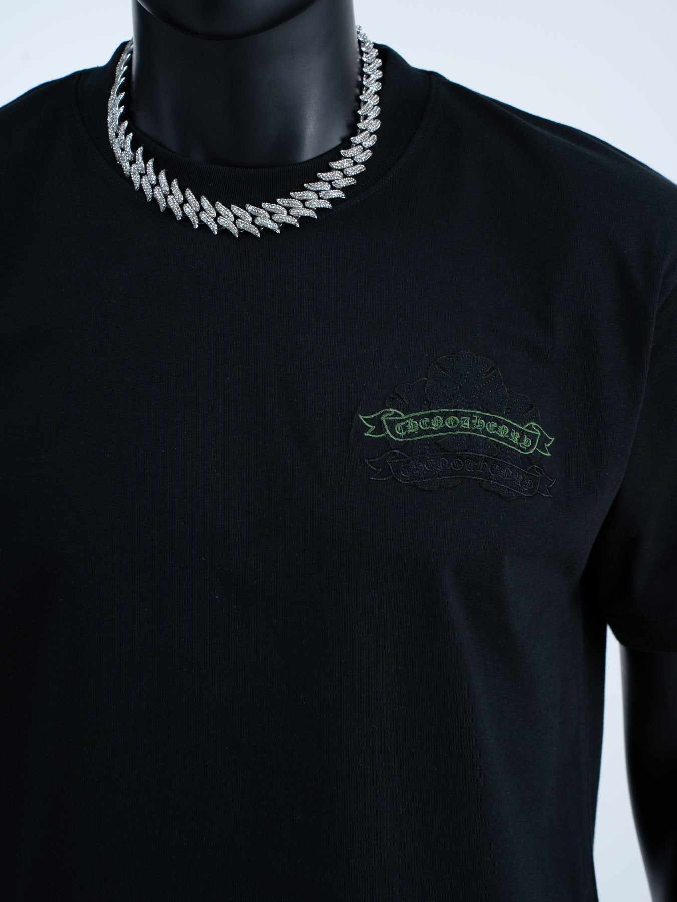 Chrome Hearts Cross Banner Graphic T-Shirt — detail