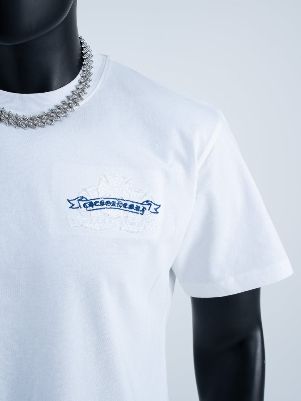 Chrome Hearts Cross Banner Graphic T-Shirt — detail