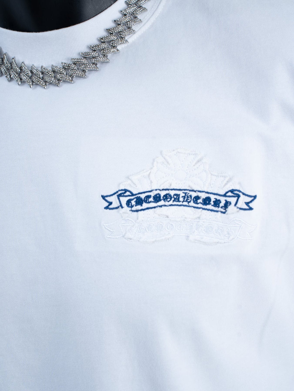 Chrome Hearts Cross Banner Graphic T-Shirt — detail