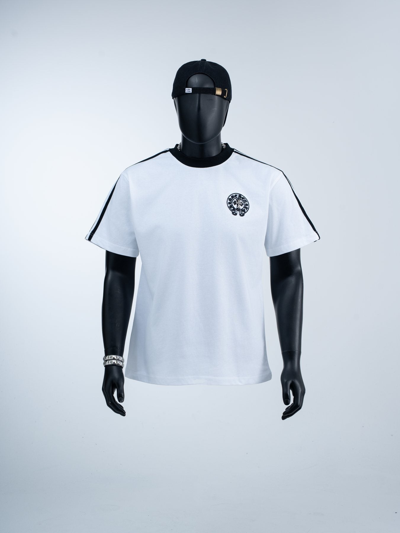 Chrome Hearts Horseshoe Cross Graphic T-Shirt — front